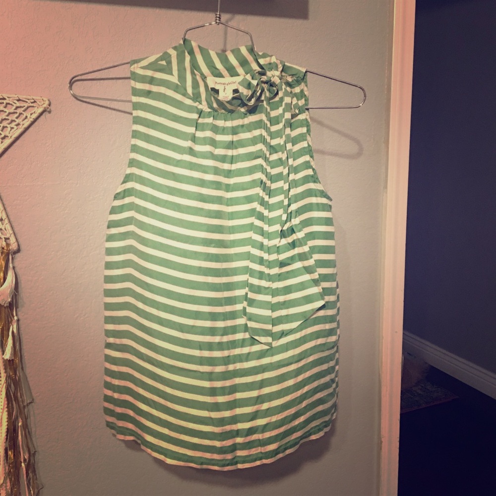 Silk camisole with bow
